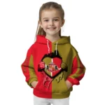 Sunderland Heartbeat Graphic Red Hoodie Best Selling