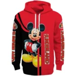 Sunderland Mickey Mouse Red Black Hoodie Best Selling