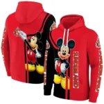 Sunderland Mickey Mouse Red Black Hoodie Best Selling