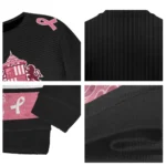 Sunderland Pink Ribbon Black Pink Sweater Best Selling