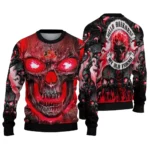 Sunderland Skull Intensity Red Black Sweater Best Selling