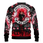 Sunderland Skull Intensity Red Black Sweater Best Selling
