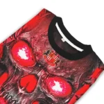 Sunderland Skull Intensity Red Black Sweater Best Selling