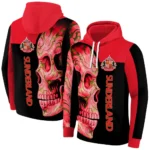 Sunderland Skull Motif Red Black Hoodie Best Selling