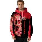 Sunderland Skull Motif Red Black Hoodie Best Selling