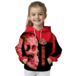 Sunderland Skull Motif Red Black Hoodie Best Selling