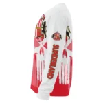 Sunderland Skull Split Red White Sweater Best Selling