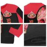 Sunderland Skull Swirl Red Black Sweater Best Selling