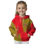 Sunderland Splatter Effect Red Hoodie Best Selling