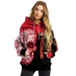 Sunderland Sugar Skull Red Black Hoodie Best Selling