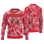 Sunderland Tie Dye Designs Red Sweater Best Selling