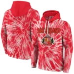 Sunderland Tie Dye Pattern Red Hoodie Best Selling