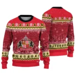 Sunderland Tree Pattern Red Sweater Best Selling