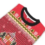 Sunderland Tree Pattern Red Sweater Best Selling