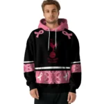 Tottenham Hotspur Awareness Ribbon Black Pink Hoodie Best Selling