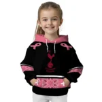 Tottenham Hotspur Awareness Ribbon Black Pink Hoodie Best Selling