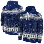 Tottenham Hotspur Christmas Trees Navy Hoodie Best Selling