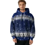 Tottenham Hotspur Christmas Trees Navy Hoodie Best Selling