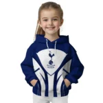 Tottenham Hotspur Concentric Lines Navy Hoodie Best Selling