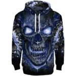 Tottenham Hotspur Demonic Skull Navy Black Hoodie Best Selling