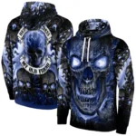 Tottenham Hotspur Demonic Skull Navy Black Hoodie Best Selling