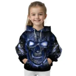 Tottenham Hotspur Demonic Skull Navy Black Hoodie Best Selling