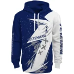 Tottenham Hotspur Dynamic Slash Navy White Hoodie Best Selling