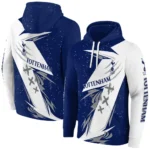 Tottenham Hotspur Dynamic Slash Navy White Hoodie Best Selling