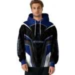 Tottenham Hotspur Futuristic Pattern Navy Black Hoodie Best Selling
