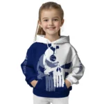 Tottenham Hotspur Graphic Punisher Navy White Hoodie Best Selling