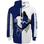 Tottenham Hotspur Heartbeat Graphic Navy Hoodie Best Selling