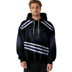 Tottenham Hotspur Hexagonal Pattern Navy Black Hoodie Best Selling
