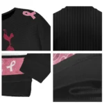 Tottenham Hotspur Pink Ribbon Black Pink Sweater Best Selling