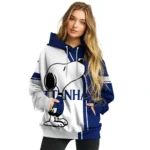 Tottenham Hotspur Playful Snoopy Navy Hoodie Best Selling