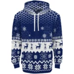 Tottenham Hotspur Reindeer Motif Navy Hoodie Best Selling