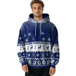 Tottenham Hotspur Reindeer Motif Navy Hoodie Best Selling