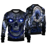 Tottenham Hotspur Skull Intensity Navy Black Sweater Best Selling