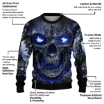 Tottenham Hotspur Skull Intensity Navy Black Sweater Best Selling