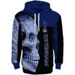 Tottenham Hotspur Skull Motif Navy Black Hoodie Best Selling