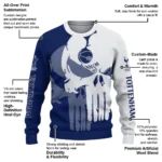 Tottenham Hotspur Skull Split Navy White Sweater Best Selling