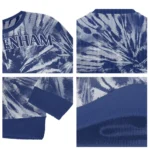 Tottenham Hotspur Tie Dye Designs Navy Sweater Best Selling