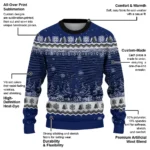 Tottenham Hotspur Tree Pattern Navy Sweater Best Selling