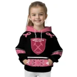 West Ham United Awareness Ribbon Black Pink Hoodie Best Selling
