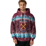 West Ham United Christmas Trees Claret Hoodie Best Selling