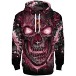 West Ham United Demonic Skull Claret Black Hoodie Best Selling