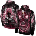 West Ham United Demonic Skull Claret Black Hoodie Best Selling