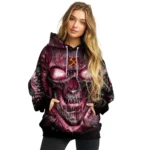 West Ham United Demonic Skull Claret Black Hoodie Best Selling
