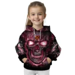 West Ham United Demonic Skull Claret Black Hoodie Best Selling