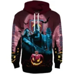 West Ham United Halloween Vibes Claret Black Hoodie Best Selling