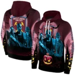 West Ham United Halloween Vibes Claret Black Hoodie Best Selling
